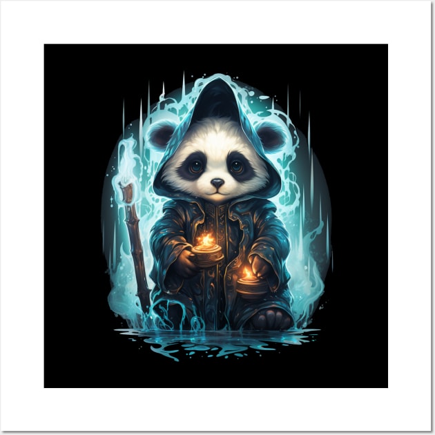 Drenched Panda Wall Art by Night-Artist